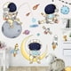 thumbnail image 5 of Pegatinas de pared de astronauta para dormitorio de niños, astronauta de dibujos animados, planeta exterior, arte creativo DIY, vinilo extraíble, calcomanía de pared Sailing  Electrónica, 5 of 5