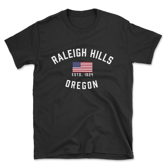 Raleigh Hills Oregon Patriot Men's Cotton T-Shirt