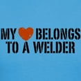 thumbnail image 3 of CafePress - My Heart Belongs To A Welder Women's Dark T Shirt - Women's Traditional Fit Dark T-Shirt, 3 of 4