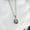 Rose Gold, variant on Pear Moss Agate Pendant Necklace, Sterling Silver Setting Natural Moss Agate Stone Jewelry Pendant, Perfect Gift For Her With Chain Sterling Silver