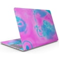 thumbnail image 3 of DesignSkinz Abstract Iridescent Vivid Pink Swirl Full-Body Skin Decal Wrap Cover for MacBook Pro 13" with CD Drive (A1278), 3 of 9