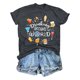 thumbnail image 1 of MHFRRA Camiseta de Manga Larga con Estampado Informal y Cuello Redondo, Sudadera deportiva para Uso Diario y Ejercicio Ligero, Ajuste Cómodo, Tejido Elástico Suave. Gris, 1 of 2