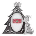 thumbnail image 1 of Pet Photo Frame Memorial Cute Christmas Trees Shape Picture Frame Fits 2x3in Vertical PortraitPuppy (5207X), 1 of 9