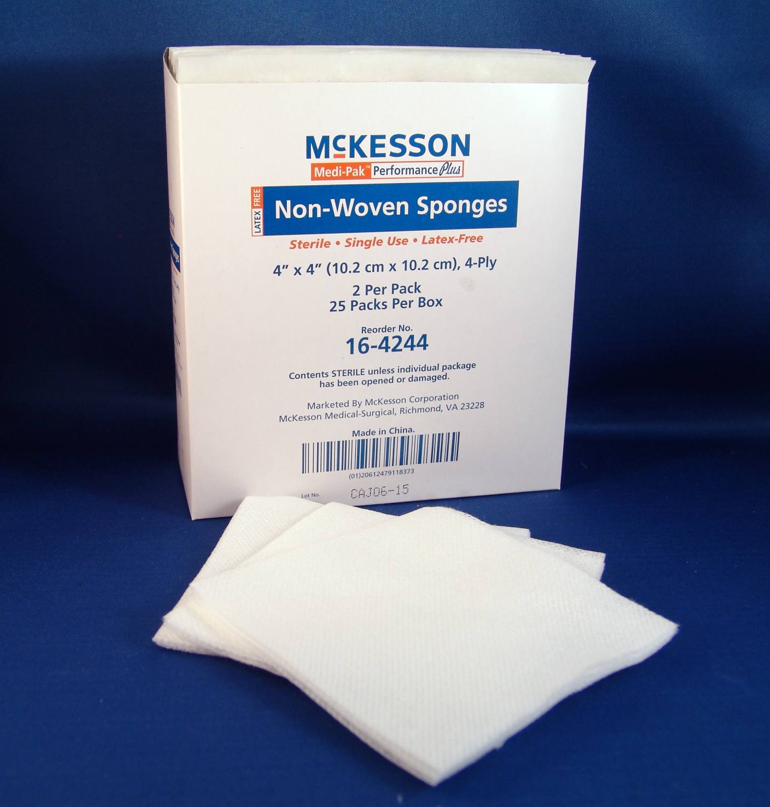 McKesson Gauze Sponges 1642444 Box of 50, White
