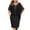 Black, variant on Aboser Formal Dresses for Women Wedding Guest Midi Dress Plus Size Chiffon Dresses Evening Party Prom Dress Elegant V Neck Dresses