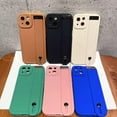 thumbnail image 4 of Solid Phone Case with Wristband Stand, Camera Lens Protection, Shockproof Silicone Soft Case for iPhone 11 Pro Max, Green, 4 of 7