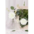 thumbnail image 2 of Hongchun Artificial Flowers Roses, 25 Pcs Decorative Flowers Fake Roses with Stems, 2 of 5