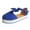 Blue, variant on Leesechin Women's Low Wedge, Platform Sandals with Bow Details