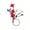 D, variant on 4th Of July Artificial Flower Napkin Rings Red White Blue Napkin Holders For Independence Day Holiday Decor