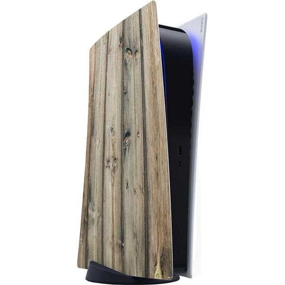 Skinit Wood Natural Weathered Wood PS5 Digital Edition Console Skin