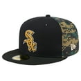 thumbnail image 3 of Men's New Era Black Chicago White Sox Digi Camo 59FIFTY Fitted Hat, 3 of 6