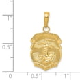 thumbnail image 3 of FB Jewels 14K Yellow Gold Saint Michael Medal Badge Pendant, 3 of 4