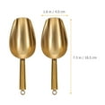 thumbnail image 3 of palas para hielo de acero inoxidable, para bar y productos secos., 3 of 6