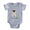 Heather Gray, variant on CafePress - FIN Lhasa Apso Life - Cute Infant Baby Football Bodysuit