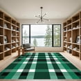 thumbnail image 2 of ODIKA 8'x10' Machine Washable Non-Slip Area Rug, Geometric Green High Traffic Rug with Pad, Green, 1037073, 2 of 8