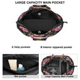 thumbnail image 2 of Flower Women's Large Weekend Travel Bag Moving Canvas Handbag Thick Double Layer Beach Weekend Travel Unisex Hospital Maternity Delivery with Toiletry Waterproof, 2 of 5