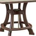 thumbnail image 2 of OS Home and Office Model Counter Height Square Table in Weatherwood with Tudor Brown Base - N/A, 2 of 5