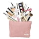 thumbnail image 4 of Bolsas de maquillaje de color sólido Bolsa organizadora de cosméticos de pana suave para suministros de viaje, 4 of 9