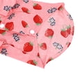 thumbnail image 2 of Xirurus Dog Shirt Skin Friendly Breathable Fashion Washable Pet Clothing for Spring Summer Strawberry Pink XL, 2 of 9