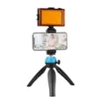 thumbnail image 1 of Portable Smartphone Video Kit Phone Video Rig with LED Fill Light 5500K/3200K + Adjustable Phone Holder + Mini Desktop Ballhead Tripod for Phone Vlog Video Recording Live Streaming, 1 of 7