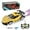 Yellow, variant on Gqtwoy Remote Control Car Spray Racing, High-Speed Drift Car, Rechargeable with Cool Spray Feature, Indoor Outdoor Fun, Suitable for Ages 4 and Up