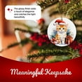 thumbnail image 5 of Orange Tabby Cat Ornament - Cat Ornament Cat Mom Cat Dad Over 20 Breeds - Xmas Tree Decoration - Fun Christmas Ornament - 3" Round Ceramic Ornament - Printed in USA AAC291, 5 of 5