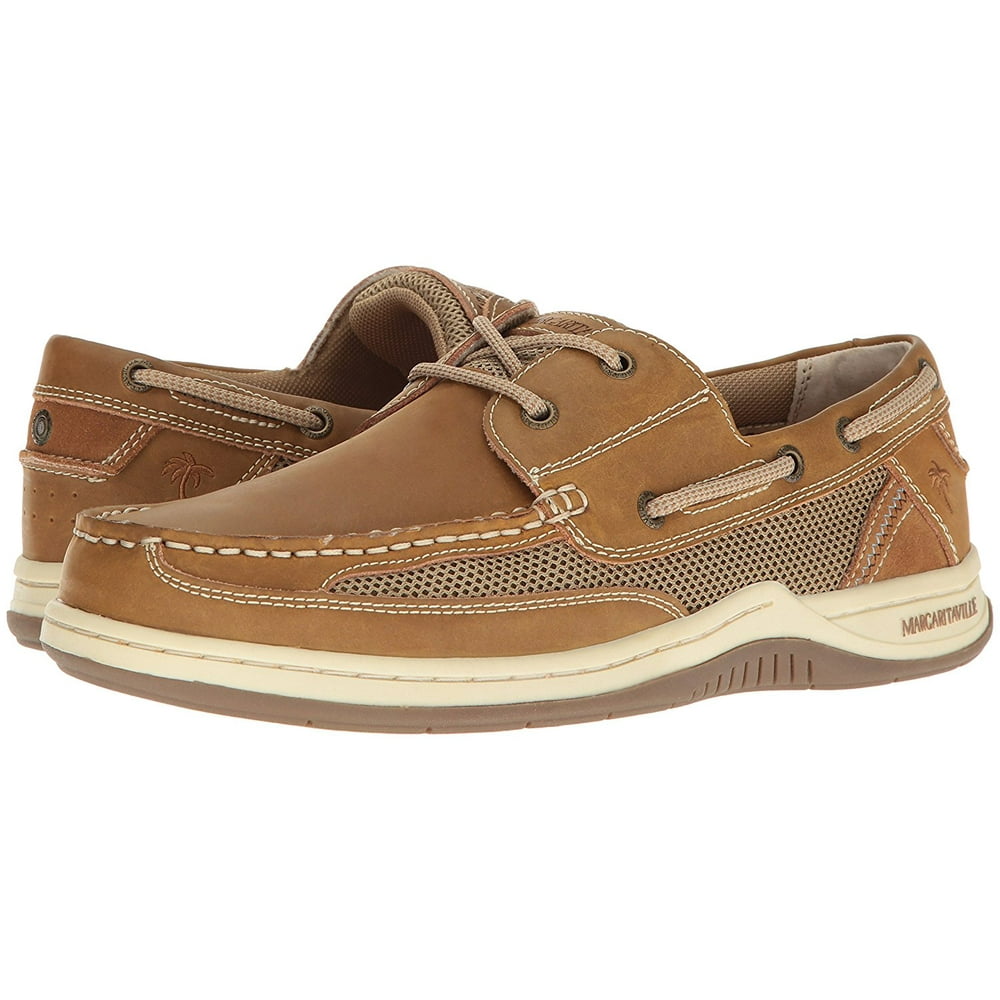 margaritaville leather deck shoes