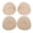 Skin Color, variant on BIMZUC 2 Pairs Soft Elastic High-Heeled Shoes Forefoot Pad Stress Pain Relief Patch Inserts Cushion for Women, 3.3 inches / 8.5 cm (Black)