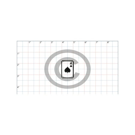 symbol ace of spades card stencil premium walmart com