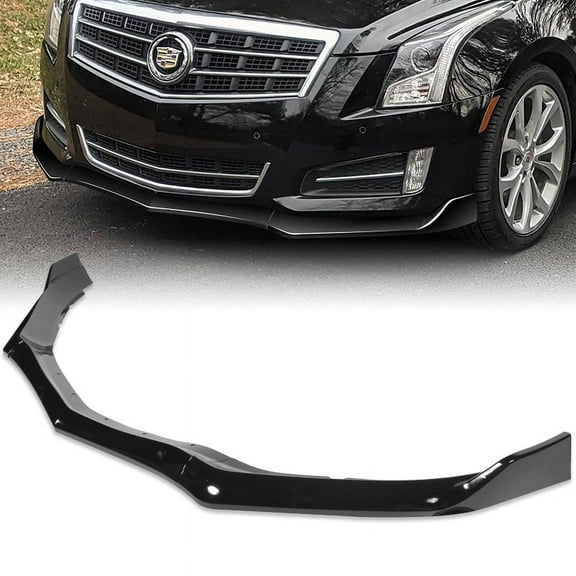 Stay Tuned Performance For 2013-2014 Cadillac ATS Painted Black Front Bumper Lip Body Spoiler GT-Style