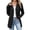 Black, variant on Edvintorg Long Cardigans for Women Solid Color Long Sleeve Button Down Knit Cardigan Fall Open Front Cardigans Sweater Women Clothing S-2XL Army Green
