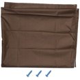 thumbnail image 3 of 1 Pce Housse de Canopy Imperméable Tissu Argenté Pare-Soleil Installations de Loisirs Extérieures Auvent Housse de Protection Multi-Usage pour Extérieur (Café), 3 of 8