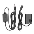thumbnail image 1 of E6N Dummy Battery, ABS Widely Compatible Dummy Battery DC Coupler With  Adapter For Video Recording, 1 of 8