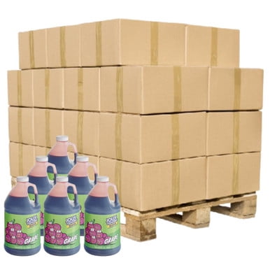 Jolly Rancher Grape Slushy Syrup, "Untamed Fruit Flavor" 5:1 Concentrate, 1.89L (64 oz) Jugs, Wholesale Pallet (60 Cases / 360 Total Bottles)