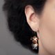 thumbnail image 3 of 2 Pares Pendientes Acrílicos Vaca Dibujos Animados para Mujeres Y Niñas Dijes Decorativos, 3 of 8