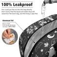 thumbnail image 5 of Womens Black and White Halloween Elements Pattern Lunch Box for Work,Insulated Lunch Bag for Women,Loncheras Para Mujer,Leakproof Adult Lunch Bag for Work,Beach,Travel,Picnic,Camping, 5 of 7