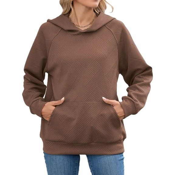 Shine Up Womens Hoodies Casual Hooded Sweatshirts Oversized Pullover Long Sleeve Ladies Tops with Pocket