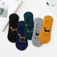 thumbnail image 2 of WMNTST Womens Socks Low Cut 5 Pairs Dog Pattern Print Sock Breathable Cozy Novelty Cute Stylish Sock, 2 of 8