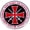 D, variant on Knight Templar Brooch Vintage Cross Badge Round Lapel Pin for Backpack Cap Clothes Handbag Purse Fashion Accessories