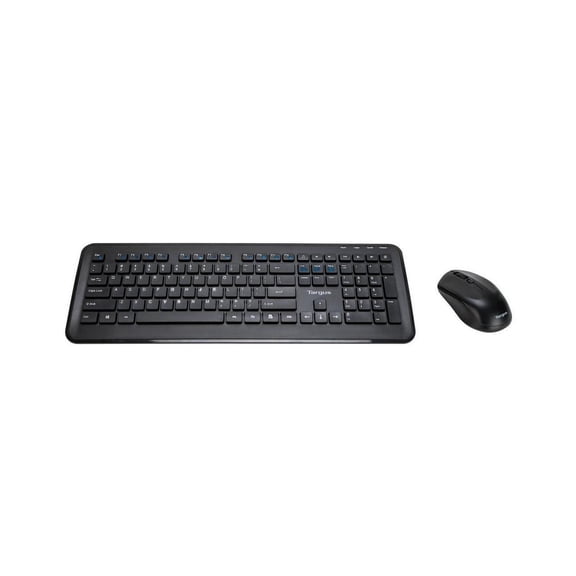 Targus KM610 Wireless Keyboard and Mouse Combo, AKM610BT, Black