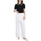 thumbnail image 2 of INSPIRAR CHIC Blusa Vintage de Punto con Cuello de Solapa y Mangas Abullonadas para Mujeres 2XL Negra, 2 of 5