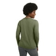 thumbnail image 4 of Hanes Originals Women’s Lightweight Crewneck Cotton Tee with Long Sleeves, Sizes XS-XXL, 4 of 8