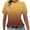 Khaki, variant on Women's Ombre T-Shirt Gradient Print with Round Neck Short Sleeves Loose Fit Lightweight Pullover for 2026 Spring Summer Trendy Fashion Wear
