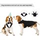 thumbnail image 2 of Kuoser Dog Tuxedo Dog Suit and Bandana Set, Dog Tuxedo Wedding Party Suit, Dog Prince Wedding Bow Tie Shirt Formal Dog Weeding Outfit para perros grandes y medianos Golden Retriever Samoyed Bulldog Ormromra WMZL-2075-2, 2 of 7