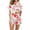 Pink-A, variant on Lovzfmll Pajama Set for Women, Valentine's Day Print Short Sleeve Set, Collared Pocket Top & Shorts, Casual Sleep & Home Wear Pink-A, S