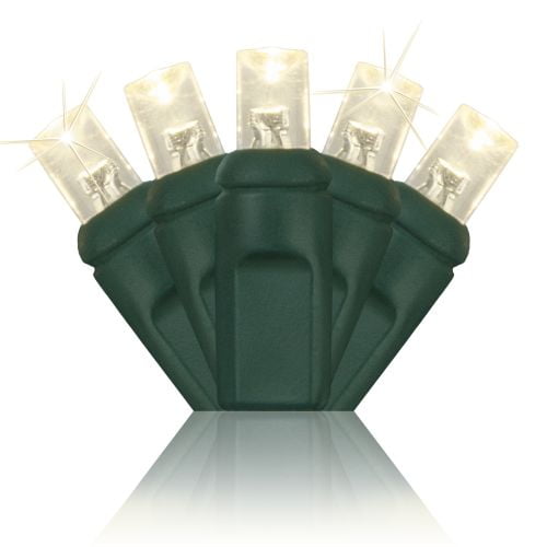 Wintergreen Lighting 22009 35 Bulb 5mm Warm White Twinkle LED Christmas