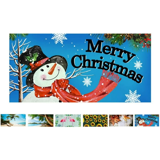 Rubber Doormat Insert, Decorative Indoor Outdoor Doormat Insert