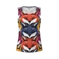 thumbnail image 4 of Lsque Fox Face Printed Workout Tank Tops for Women, Athletic Sports Tank Tops, Compression Sleeveless Dry Fit Shirts,Sleeveless Yoga Shirt-X-Large, 4 of 9