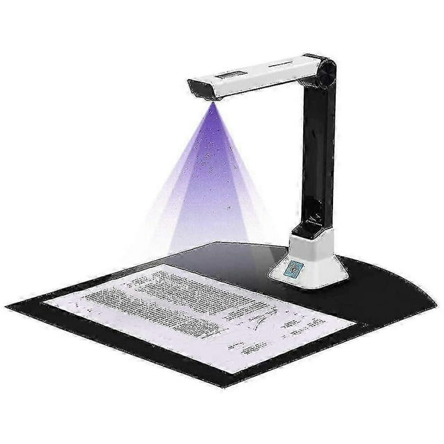 Document Camera For Teachers, Portable Usb Document Camera Scanner With Stand 8mp Hd A4 Cam Photo S