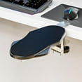 thumbnail image 1 of Reposabrazos ergonómico para escritorio, reposabrazos, soporte de extensión de escritorio, soporte de mano para silla de escritorio, oficina, hogar, m plegable, 1 of 8